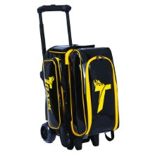 Perfect Enamel Two-Ball Roller Lacquer Bag - Track (Black/Yellow)