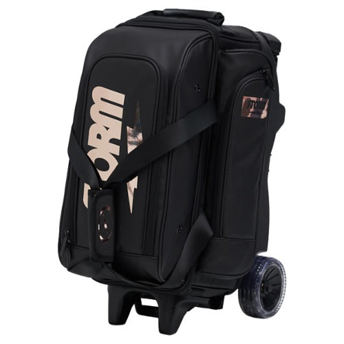 Storm 26 Rolling Thunder Two-Ball Roller Bag - Solid Black