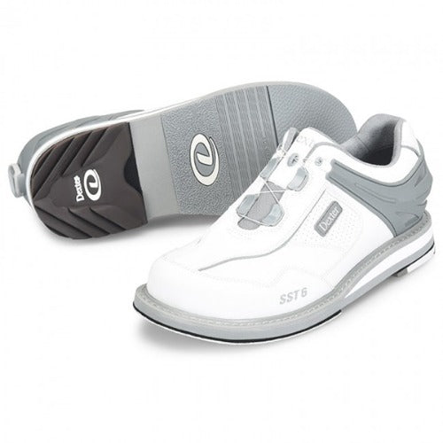 Dexter SST6 Hybrid Boa Dial Detachable Bowling Shoes (White/Grey)