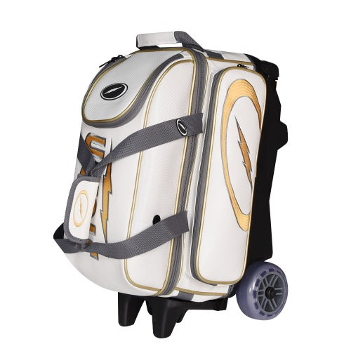 Storm Bolt 2 Ball Roller Bag - White/Gold