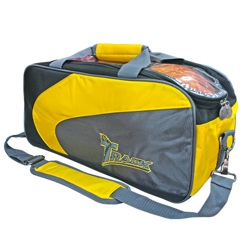 Track Premium Player Two-Ball Tote Bag USA - Yellow/Grey