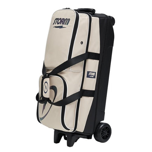 Storm 26 Rolling Thunder Slim Three-Ball Roller Bag - Cream