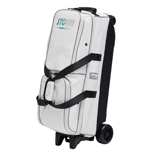 Storm 26 Rolling Thunder Slim Three-Ball Roller Bag - Solid White