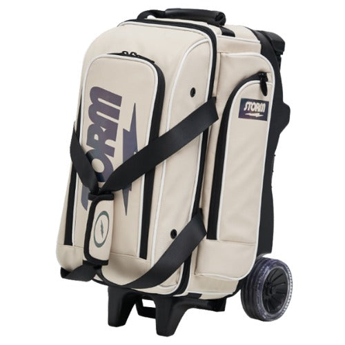 Storm 26 Rolling Thunder Two-Ball Roller Bag - Cream