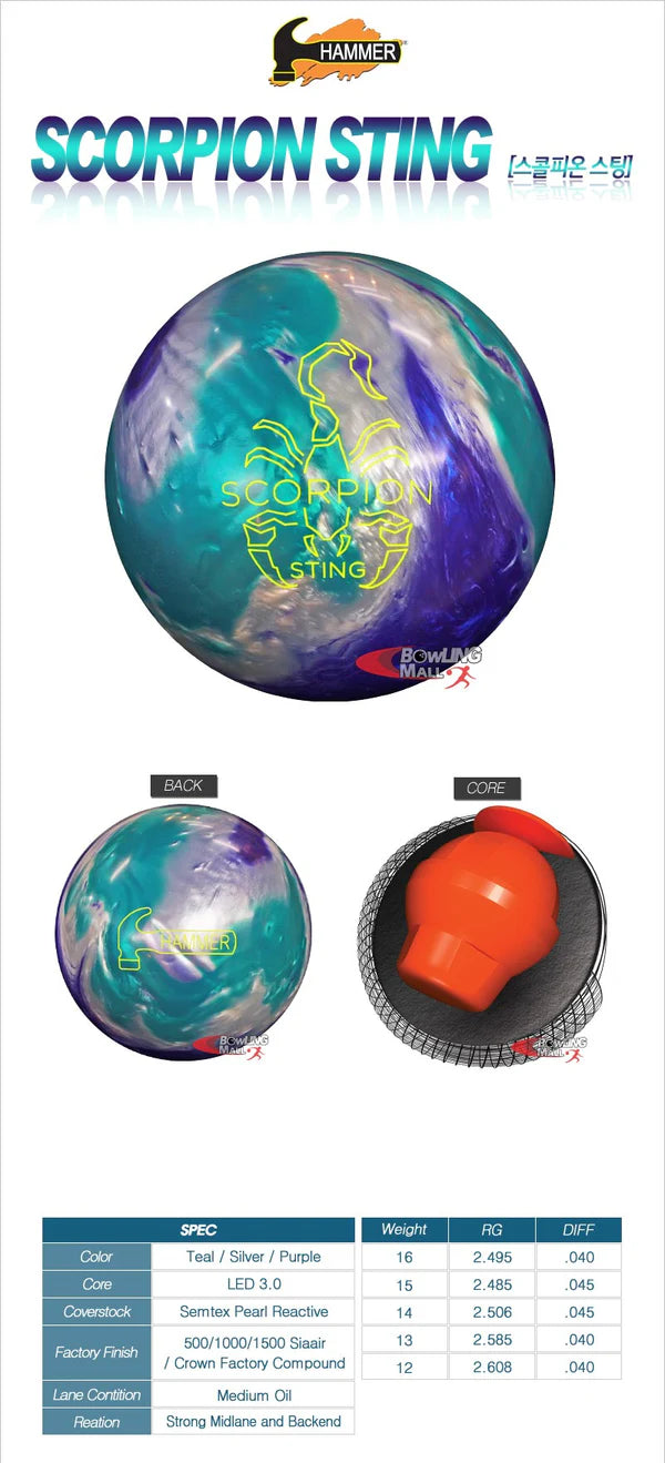 Hammer - Scorpion Sting – BOWLINGMALLPH