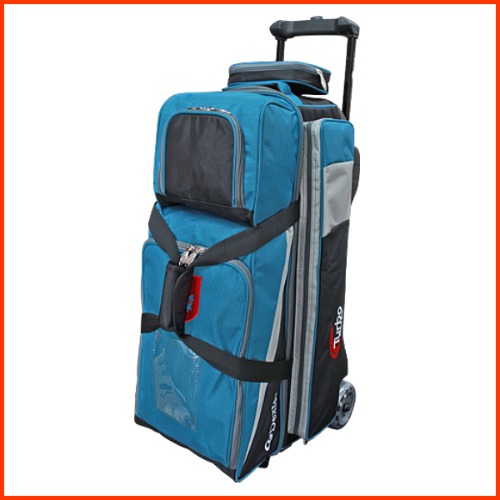 Turbo Logo  3 Ball Roller Bag - Tealblue