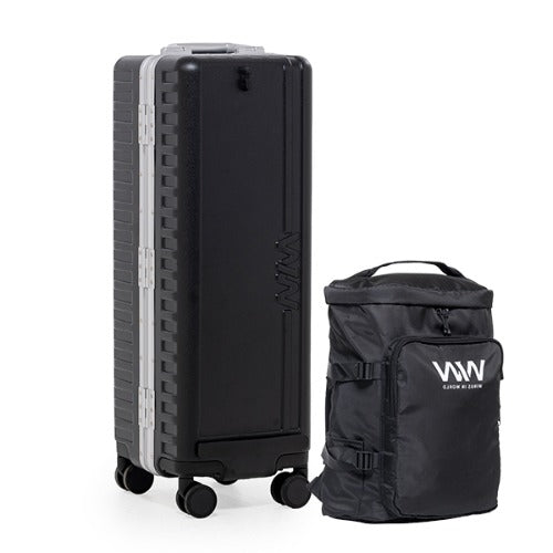WIW Hard Carrier Mild Three-Ball Tote Bag (Roller Bag Combo) - Silverline