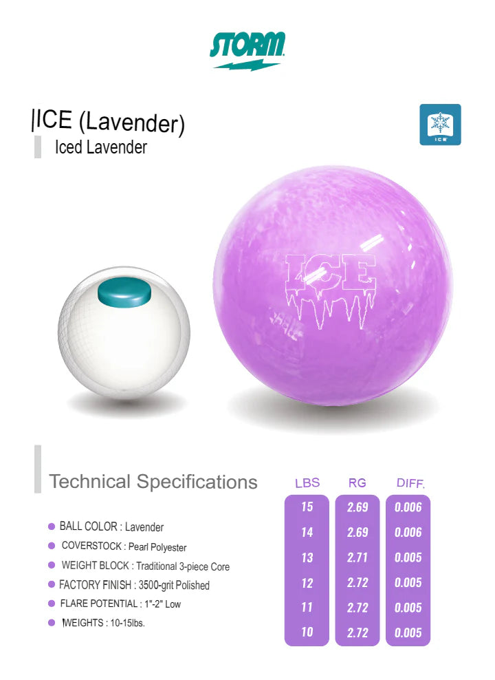 Storm - Ice Lavender – BOWLINGMALLPH Storm - Ice Lavender – BOWLINGMALLPH