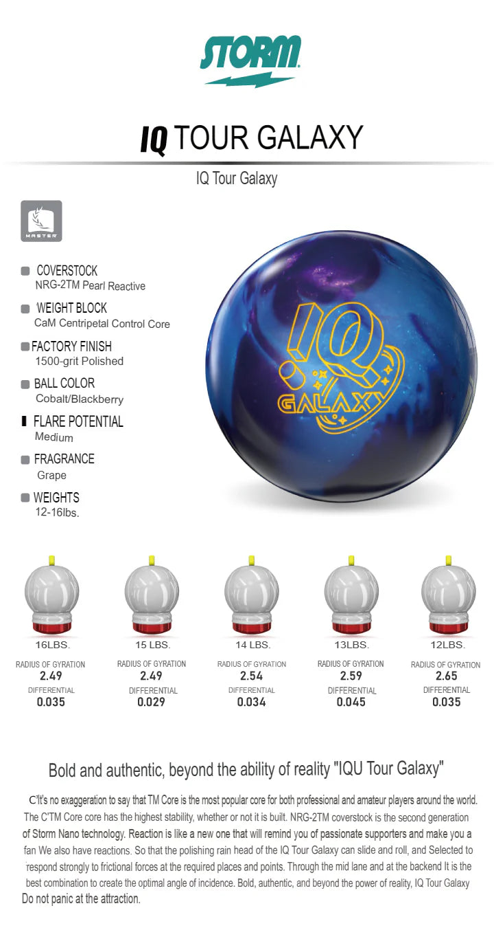 Storm - IQ Tour Galaxy – BOWLINGMALLPH