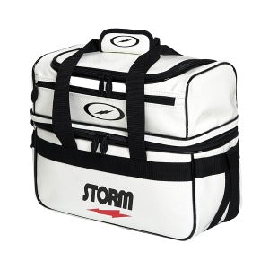 Storm Signature two ball totebag with Shoe Compartment White