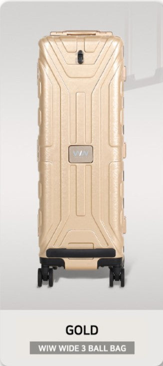 WIW Wild Hard Carrier Three-Ball Roller Bag - Gold